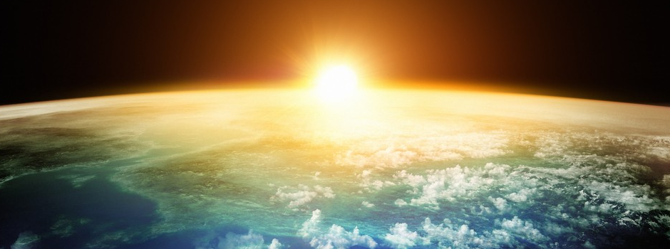 Amanecer en la Tierra